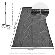 DIY Garage Floor Containment Mat for Snow Ice Water 8.5x20ft