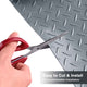 DIY Garage Floor Mat Roll 1/8" Thick Diamond 4.6x20