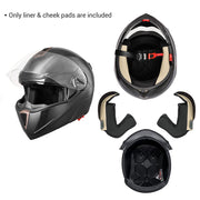 DIY Motorcycle Helmet Liner and Cheek Pads for AHR RUN-M