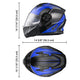 DIY Flip Up Modular Helmet DOT Blue