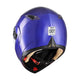 Full Face Dual Visors DOT Flip Up Motor Helmet Blue M L XL