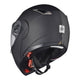 Full Face Dual Visors DOT Flip Up Motor Helmet Matte Black M L XL