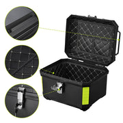 DIY Boxy Motorcycle Trunk with Backrest