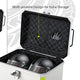 DIY White Boxy Motorcycle Trunk with Backrest