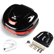 DIY Motorcycle Trunk with Backrest, Quick Release Options