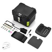 DIY Boxy Motorcycle Trunk with Backrest