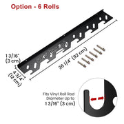 DIY Roll Holder Storage for Vinyl Roll, Paper Roll, Fabric Roll