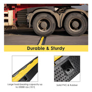 DIY Cable Ramp 1-Channel Cord Protector for 2" Cables/Hoses