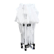 DIY White Pop Up Canopy Tent Wheeled Bag Included, Optional Sides