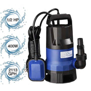 DIY 1/2HP Submersible Dirty Water Pump w/ Float 400w