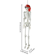 DIY Halloween Decor 5.4 ft. Skeleton Prop Posable Full Body