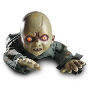 DIY Animated Auto Crawling Zombie Baby Halloween Prop