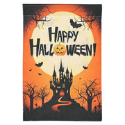 DIY Halloween Flag Double Sided Small Front Door Flag 12x18"