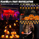 DIY Halloween Lights Pumpkin String Light 10FT Battery Operated Orange