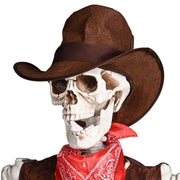 DIY 5.4ft Cowboy Skeleton Halloween Haunted House Decoration