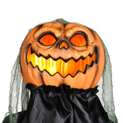 DIY 5.4ft Halloween Jack-o-lantern Animatronics with Light Sound & Touch Activated