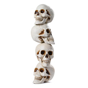 DIY Life Size Plastic Skulls in Bulk 4ct/pk Halloween Decorations