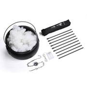 DIY Halloween Lighted Outdoor Witches Cauldron Black