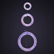 DIY Outdoor Lighted Christmas Wreaths Door Decoration Set(3)