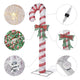 DIY 8ft Lighted Christmas Candy Canes Giant Outdoor Decorations