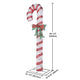 DIY 8ft Lighted Christmas Candy Canes Giant Outdoor Decorations