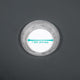 DIY Bathroom Sink Tempered Glass Countertop Sink Oval Gray 22x14"
