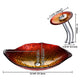 DIY 23x14 inch Glass Vessel Sink & Waterfall Faucet Leaf