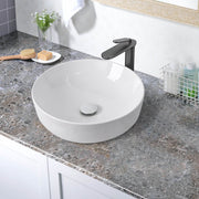 DIY Aquaterior Bowl Sink with Drain & Strainer Round 16"