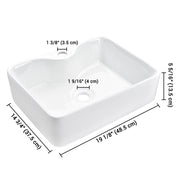 DIY 19x15 Rectangular Vessel Bathroom Sink