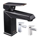 DIY Bathroom Faucet Square Single Handle 6.8"H