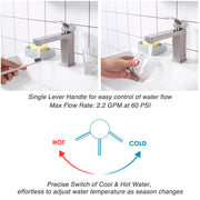 DIY Bathroom Lavatory Faucet Single Handle