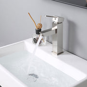 DIY Bathroom Faucet Single-Hole Square 8"H