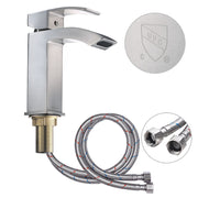 DIY Bathroom Faucet Single-Hole Square 7"H