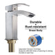 DIY Bathroom Faucet Single-Hole Square 7"H