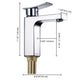 DIY Bathroom Faucet Single-Hole Square 7.5"H