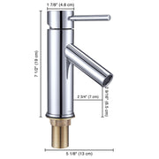 DIY Bathroom Faucet Single-Hole 7.5"H