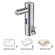 DIY Auto Sensor Touchless Bathroom Faucet Hot & Cold 8"