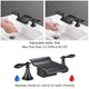 DIY 2-Handle Waterfall Bathroom Bathtub Faucet Oil Rubbed Bronze