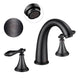 DIY Bathroom Widespread Faucet 2-Handle Hot & Cold 6.7"H