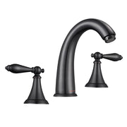 DIY Bathroom Widespread Faucet 2-Handle Hot & Cold 6.7"H