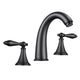 DIY Bathroom Widespread Faucet 2-Handle Hot & Cold 6.7"H