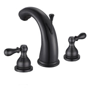 DIY Bathroom Widespread Faucet w/ Popup Drain 2-Handle 4.7"H