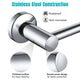 DIY Wall-Mounted Towel Bar Stainless Steel Chrome Finished