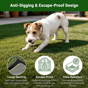 DIY 15' Canine Artificial Turf for Pet Facility | Cut-to-Length