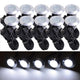 DIY 12V Low Voltage Deck Step Lights - IP67 Waterproof, 10ct