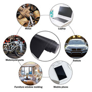 DIY Car Vinyl Wrap 3D Matte Black Carbon Fiber Roll 100ft, 50ft Options