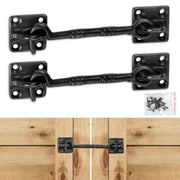 DIY 2Pcs 4 1/2 in Black Heavy Duty Gate Latches Door Lock Cast Copper