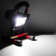 DIY 10W Portable Rechargeable LED Flood Light Red