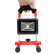 DIY 10W Portable Rechargeable LED Flood Light Red