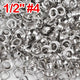 DIY 1/2" #4 Nickel Grommets and Washers Pack 1000